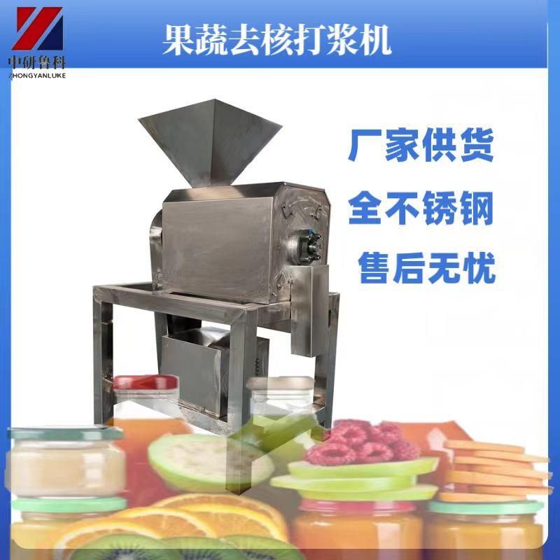 不锈钢樱桃橘子去核打浆机猕猴桃甜瓜打酱机工业果蔬打浆设备
