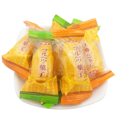 雅佳玉米味软糖500g怀旧休闲散装