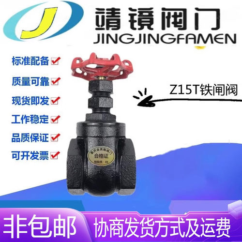 河北靖镜阀门Z15T/W-10/16铸铁丝