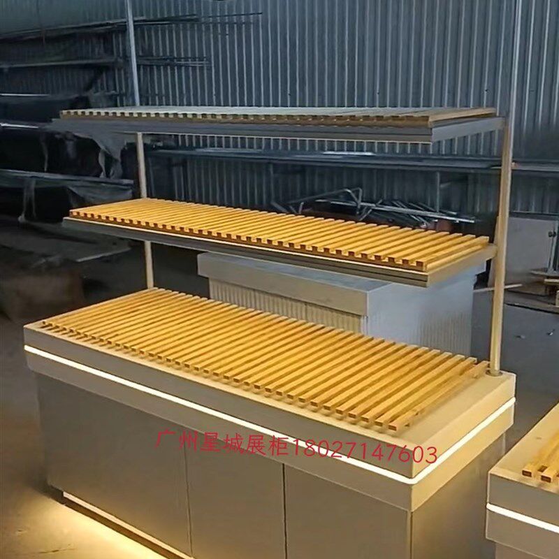 面包店展柜面包柜中岛柜玻璃柜新款货架糕点柜炒货柜饼干柜蛋糕柜