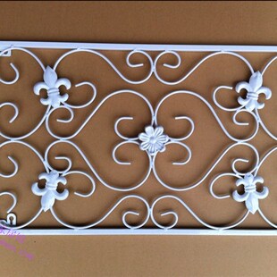 精选家居铁艺壁饰窗户门饰隔断屏风墙壁装饰窗栏挂饰铁艺暖气片罩