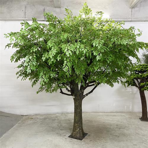 仿真榆树定制人造吊钟植物造景室内外装饰假椿树厂家高仿真