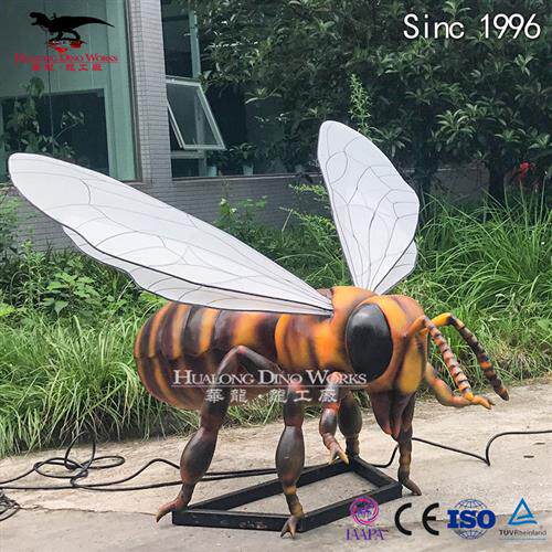 仿真昆虫机械电动蜜蜂摆件景区公园动物园比列放大昆虫摆件