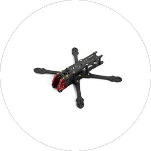 化骨龙5相55寸飞机花架穿越机搭载运动