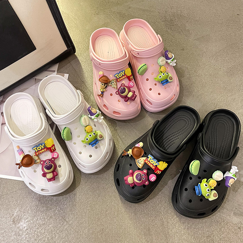 卡骆驰洞洞鞋配饰coros饰品鞋扣适配diycross鞋花crocs装饰草莓熊