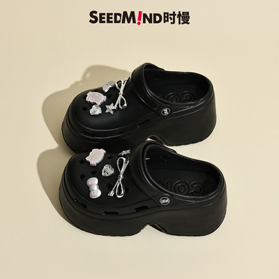 洞洞鞋女款夏高级感可爱蝴蝶结