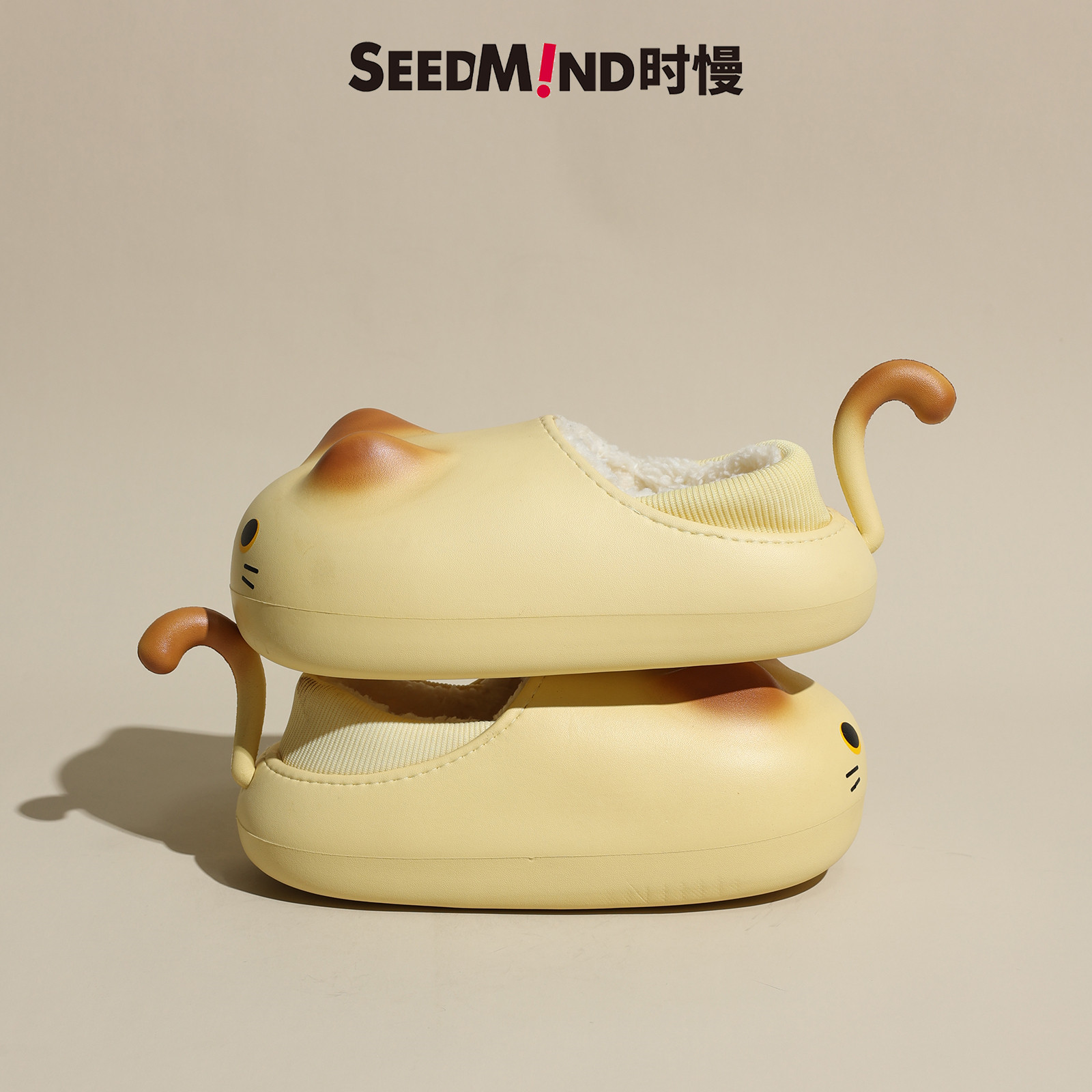 猫咪棉拖鞋防水可爱2023新款冬季