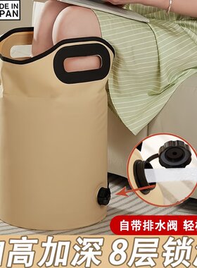泡脚桶过小腿便携时足浴袋熏蒸