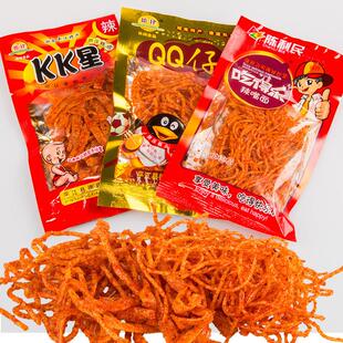 kk星辣条变态辣网红特巨超辣麻辣面筋零食儿时8090后童年怀旧