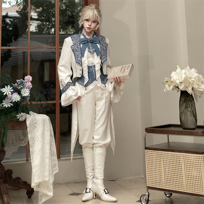 设计师的礼物原创月辉圣骑洛丽塔Lolita腰封外套上衣裤子日常套装