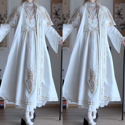 设计师的礼物原创圣洁神女希腊风洛丽塔女Lolita外套连衣裙套装