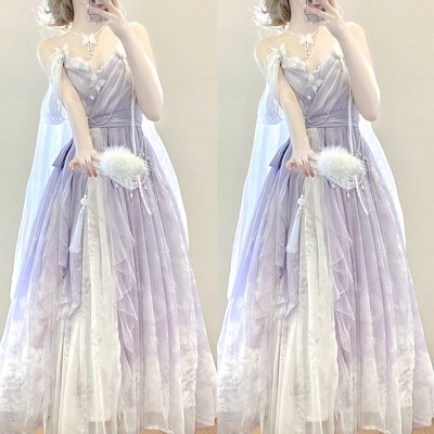 仙气新中式国风汉元素连衣裙