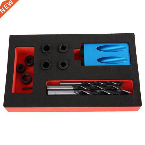 14pcs 15 Degree Hole Angle Drilling Locator Aluminium Woodwo