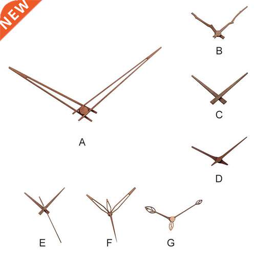 New Walnut Wall Clock Pointer  Hour Hand Minute Hand Seco