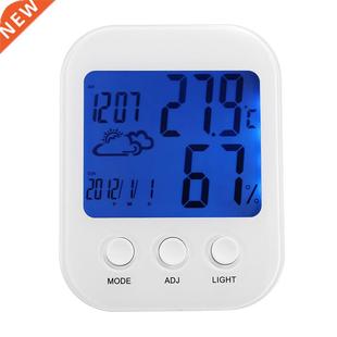 LCD Big Screen Weather Station Humidity Thermometer Tempera