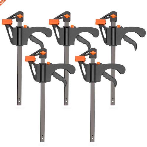 DTBD 4 Inch Quick Ratchet F Clamp Wood Working Work Bar Clam