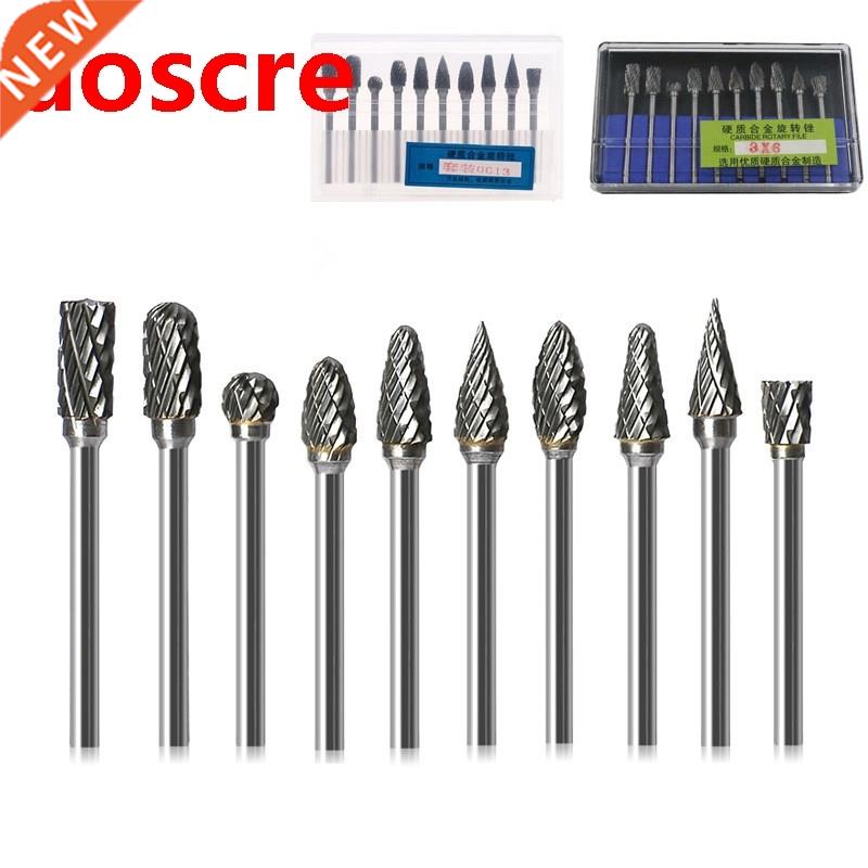 3x6mm Tungsten Carbide Drill Bit Rotary File Burrs Milling C