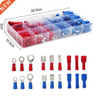 360Pcs Assorted Insulated Spade Crimp Terminal Butt Electric