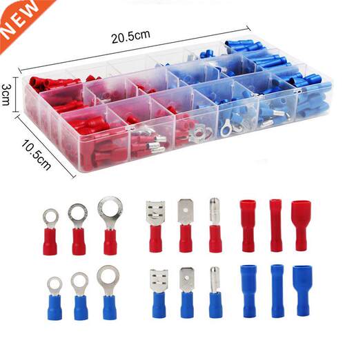 360Pcs Assorted Insulated Spade Crimp Terminal Butt Electric