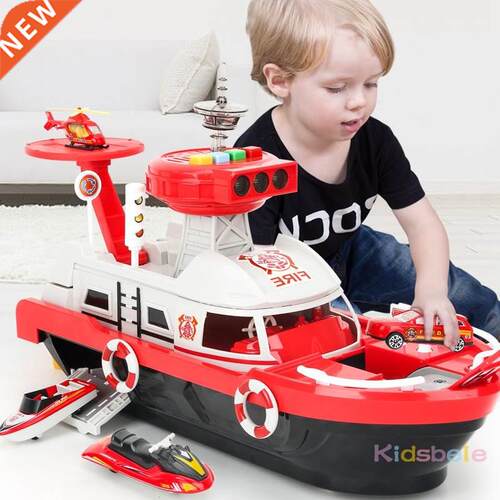 Kids Toys Simulation Track Inertia Boat Diecasts & Toy V