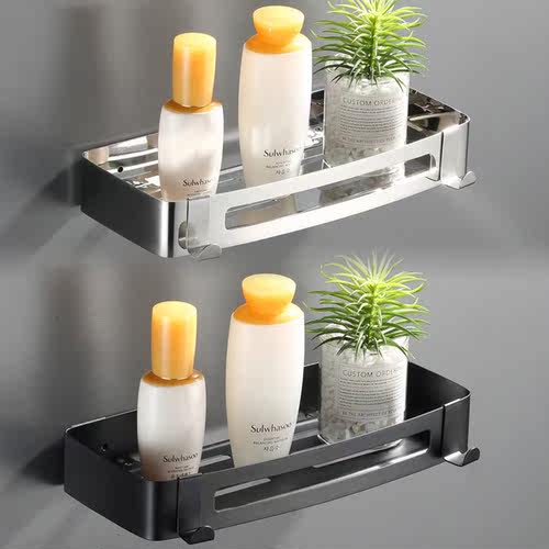 Stainless Steel Punch-free Bathroom Shower Cosmetic Storage