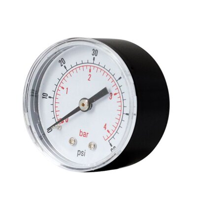 Pressure Gauge 52mm Dial 1/4