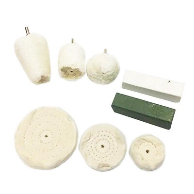 Mop Pad Plastic 6mm Polishing Wheel Set Cylinder Polishing M