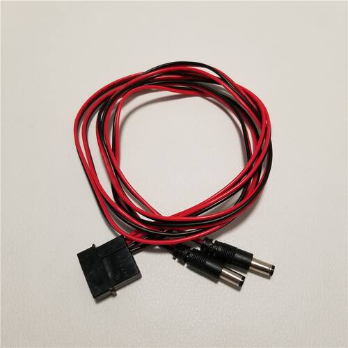 Desktop Computer host Case Mainboard ATX 4Pin Molex to 2-por
