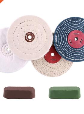 6 Inch Polishing Wheel with 1/2 Inch Arbor Hole,Cloth Wheel(