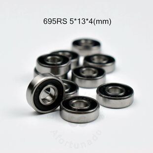 10pcs 695RS 5*13*4(mm) free shipping chrome steel rubber Se