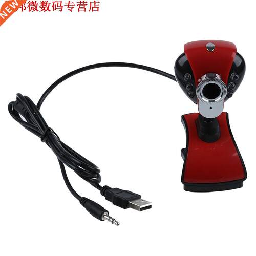 Rode 12 Megapixel Resolutie USB Webcam met Microfoon/Snapsho