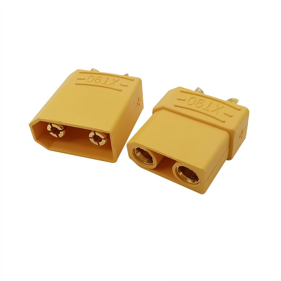 5Pairs XT90 Male Female Bullet Connector Yellow XT-90 Plug S