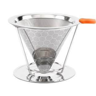 Pour Over Stainless Steel Paperless Universal Coffee Filter