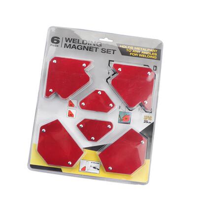 6 Pcs/Set Triangle Welding Positioner Magnetic Fixed Angle S