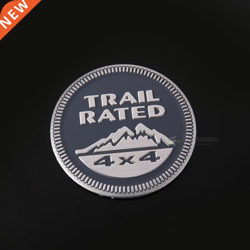 Car er 3D Emblem Trail Rated Bad Truck Parts 4 Colors Jee