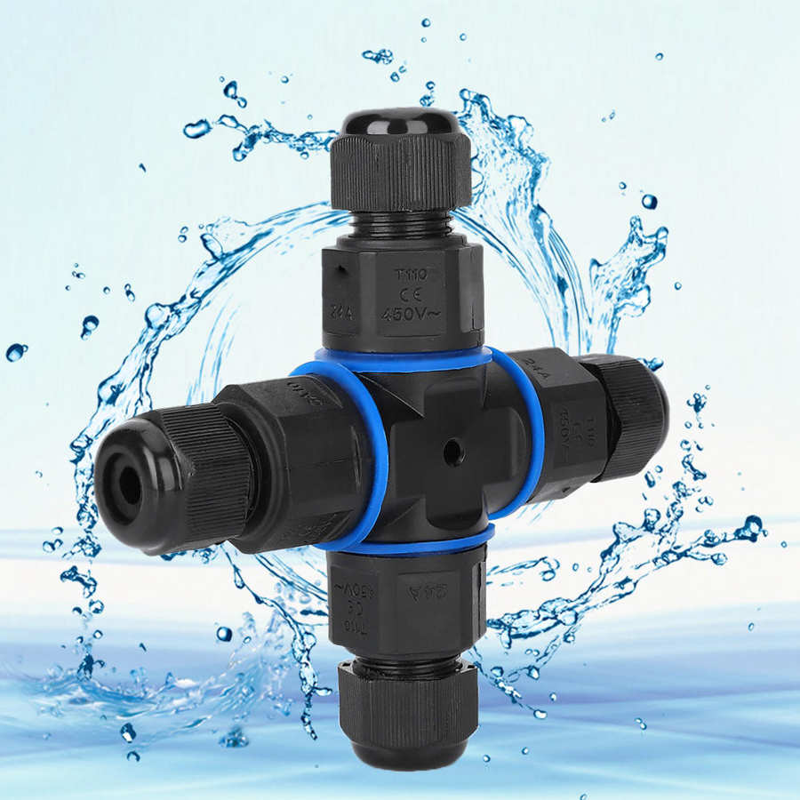 electrical cable waterproof connector 4-Way Junction Box Con