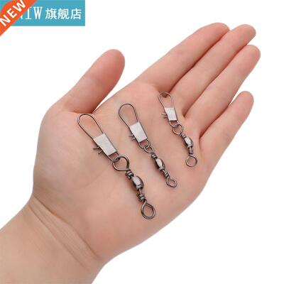 50Pcs/Lot Stainless Steel Fishing Connector Pin Bearing Roll