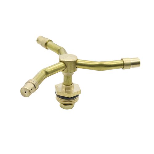 1/2'' Three-arm Rotation Sprinkler Copper Garden Irrigation