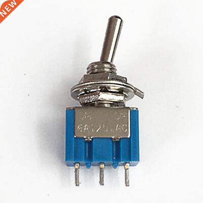 10pc Blue Mini -Pin ON-ON 6A 125V AC Miniature Toggle Switc