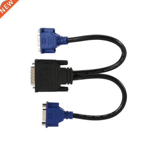 DMS 59 Splitter Cable 8in DMS-59 to 1 x DVI1 x VGA Y Cable