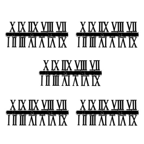 5pcs Clock Movement Number Plastic Roman Number Clock Access