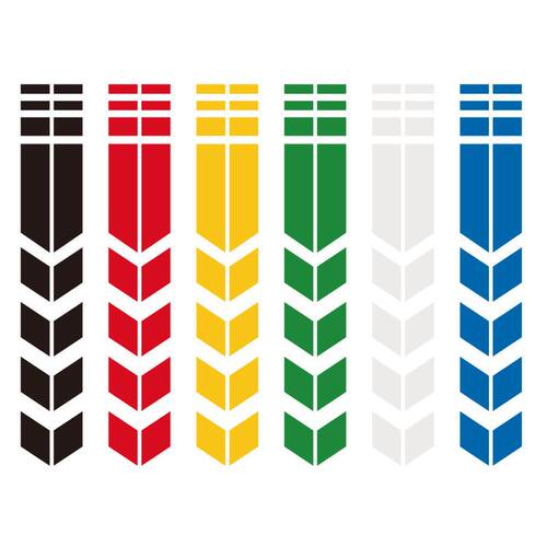 Universal Motorcycle Reflective Stickers Wheel Car Decal on