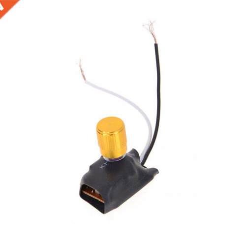 1pcs Dimmer Rotary Switch 2 Wire Connector Gold Tone Table L