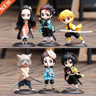 1/6pcs Anime Figure Demon Slayer Q Posket Kimetsu No Yaiba