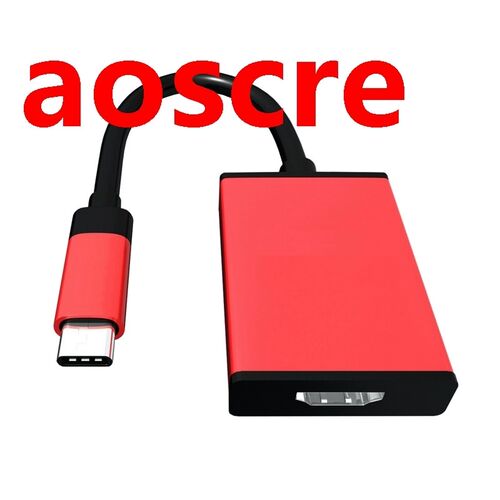 USB C to HDMI-Compatible Adapter 4K HDTV Type C Converter fo