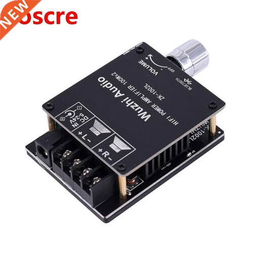 Bluetooth 5.0 2*100W Digital Audio Power Amp HiFi Stereo Dua