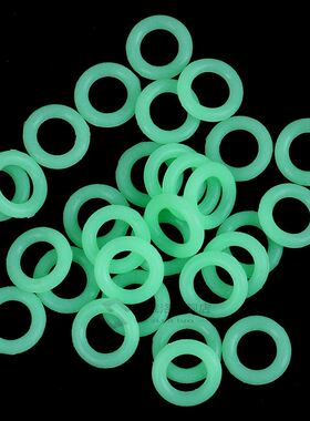 30Pcs/Pack Rubber Tent To Nail Fluorescent Ring Camping Nail