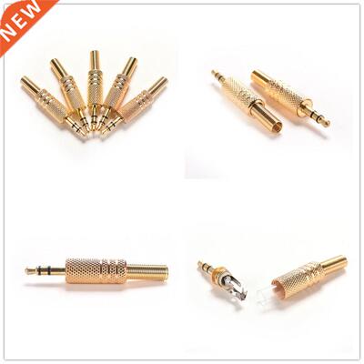 JETTING+5+pcs+3.5mm+Plug+RCA+Audio+Connector+1/8