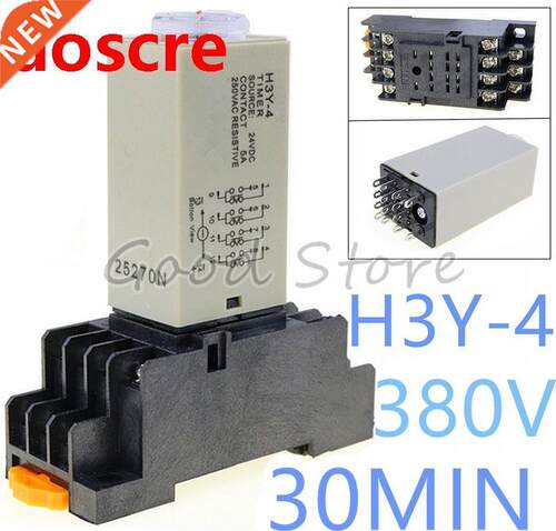1SET H3Y-4 0-30min 380V Time relay power delay controller S