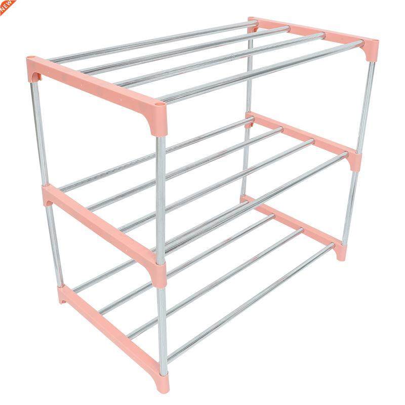simple multi layer shoe rack stainless steel easy assemble s